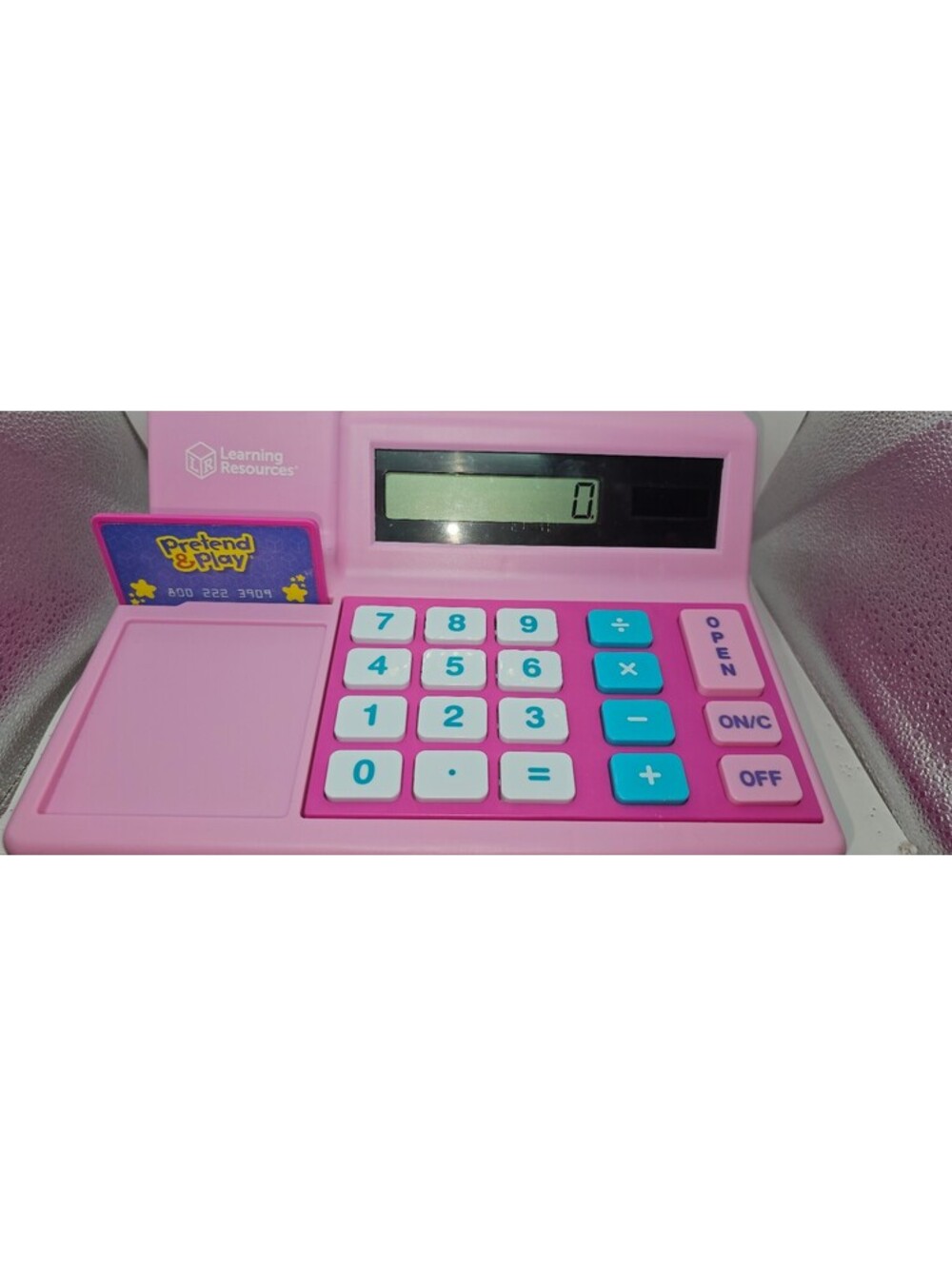Learning Resources Pretend & Play Calculator Cash Register Toy for Kids - Picture 6 of 16
